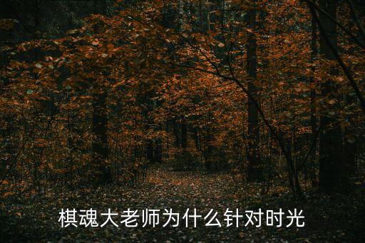 棋魂大老師為什么針對時光