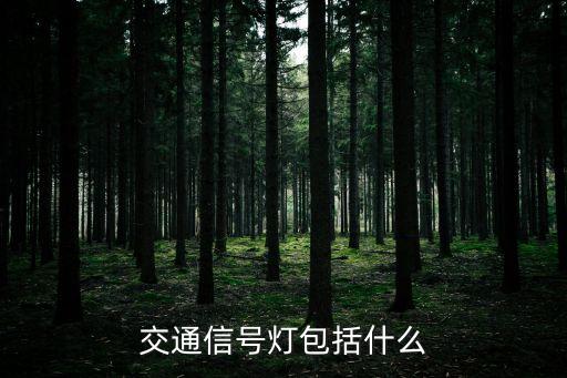 交通信號燈包括什么