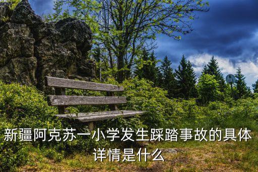 新疆阿克蘇一小學(xué)發(fā)生踩踏事故的具體詳情是什么