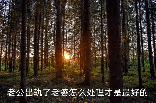 老公出軌了，老公出軌怎么辦