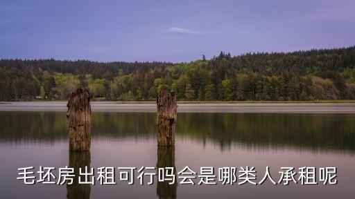 毛坯房出租，毛坯房如何租出去