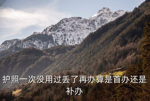 首辦，護(hù)照一次沒(méi)用過(guò)丟了再辦算是首辦還是補(bǔ)辦