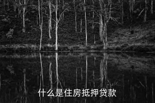 什么是住房抵押貸款