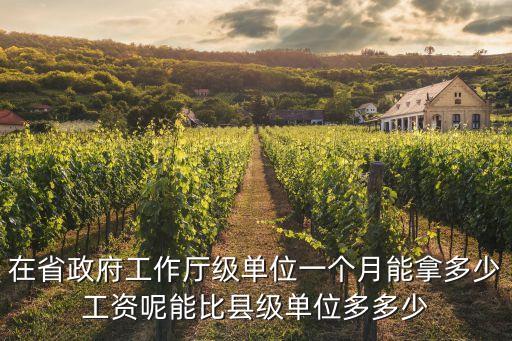 廳級(jí)干部待遇，一個(gè)廳級(jí)干部有什么待遇