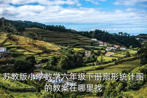 蘇教版小學(xué)數(shù)學(xué)六年級下冊扇形統(tǒng)計圖的教案在哪里找