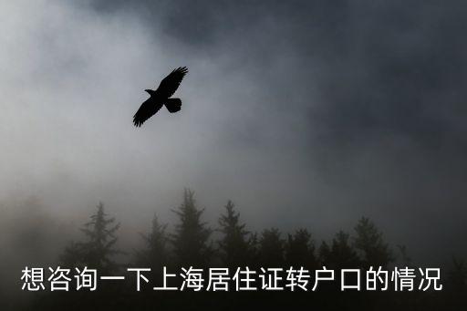 想咨詢一下上海居住證轉(zhuǎn)戶口的情況