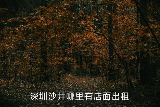 深圳店面出租，請問深圳各區(qū)現(xiàn)在的店面出租大約每月多少錢