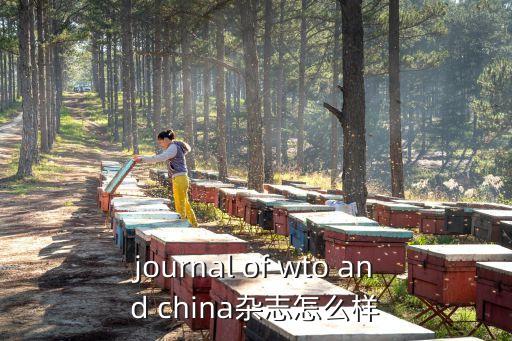 journal of wto and china雜志怎么樣