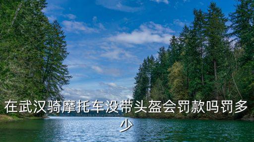 在武漢騎摩托車沒帶頭盔會罰款嗎罰多少