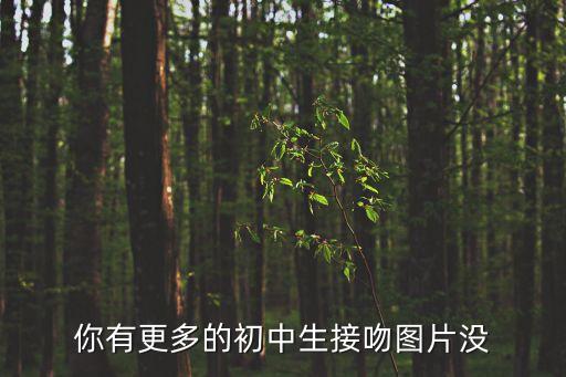你有更多的初中生接吻圖片沒