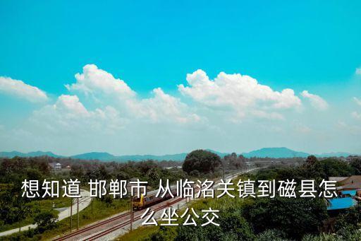 想知道 邯鄲市 從臨洺關(guān)鎮(zhèn)到磁縣怎么坐公交