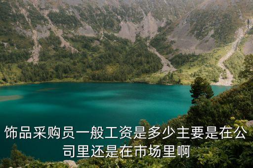 飾品采購(gòu)員一般工資是多少主要是在公司里還是在市場(chǎng)里啊