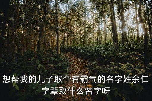 想幫我的兒子取個有霸氣的名字姓余仁字輩取什么名字呀