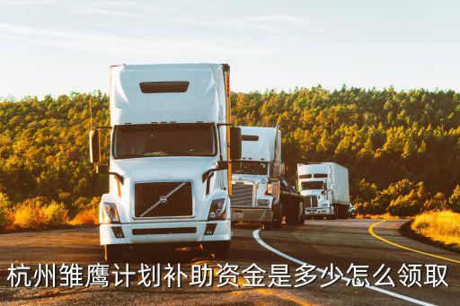 杭州雛鷹計劃補助資金是多少怎么領(lǐng)取