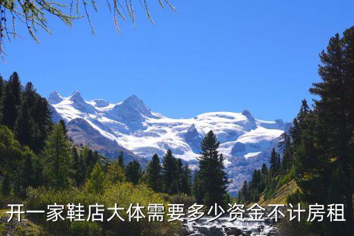 開一家鞋店大體需要多少資金不計房租