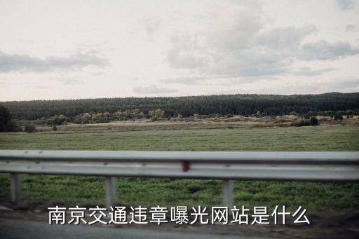 南京交通違章嚗光網(wǎng)站是什么