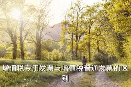 增值稅專用發(fā)票與增值稅普通發(fā)票的區(qū)別