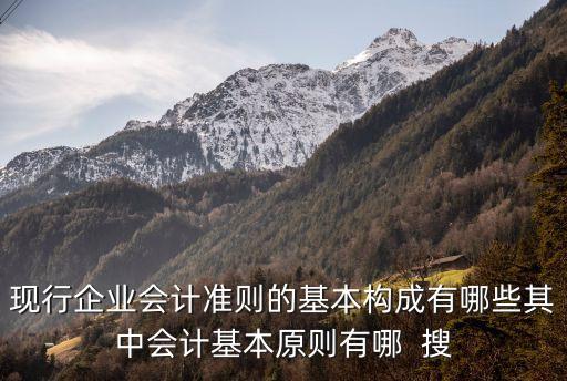 會(huì)計(jì)原則8個(gè)，現(xiàn)行企業(yè)會(huì)計(jì)準(zhǔn)則的基本構(gòu)成有哪些其中會(huì)計(jì)基本原則有哪  搜