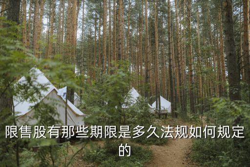 限售股有那些期限是多久法規(guī)如何規(guī)定的