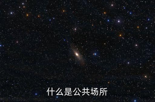 公共場所，公共場所是指什么