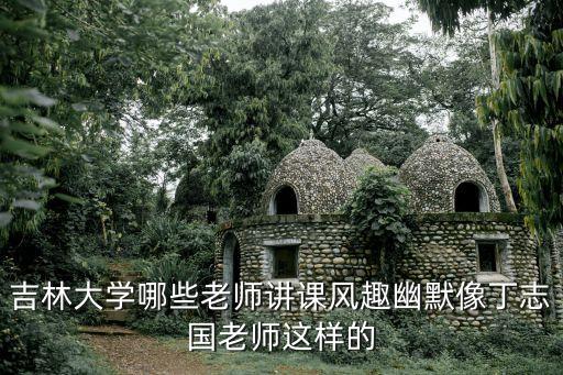 吉林大學哪些老師講課風趣幽默像丁志國老師這樣的