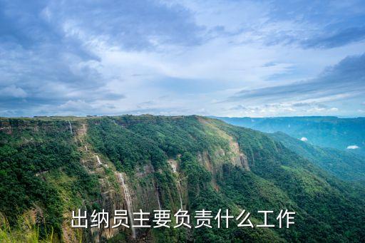出納員主要負(fù)責(zé)什么工作