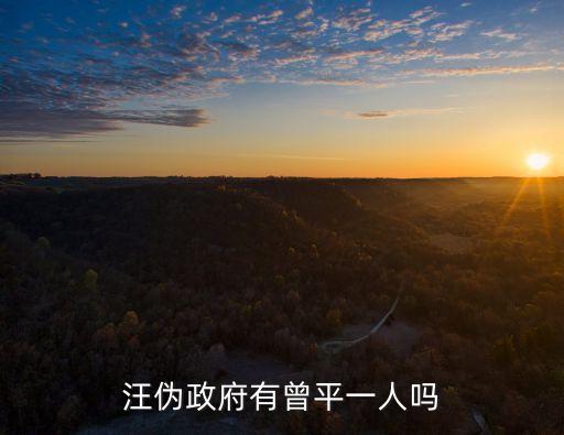 汪偽政府有曾平一人嗎