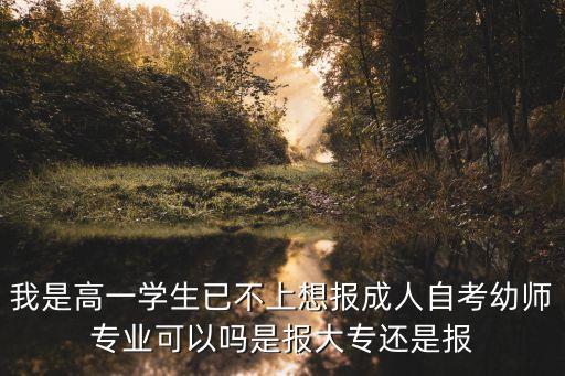 想雙飛xx，高二學生參加會考后不想讀了可以參加成人高考嗎只想考大專