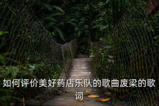美好藥店，如何評(píng)價(jià)美好藥店樂(lè)隊(duì)的歌曲廢梁的歌詞