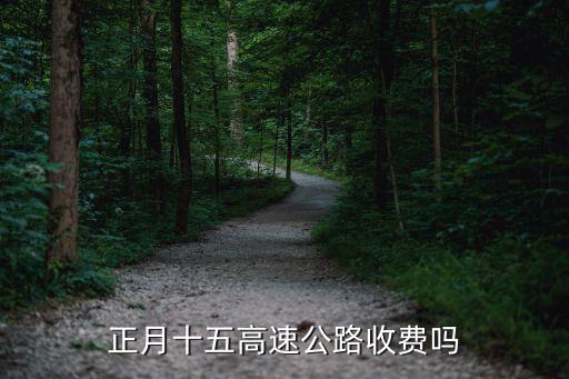 春節(jié)高速收費(fèi)嗎，正月十五高速公路收費(fèi)嗎