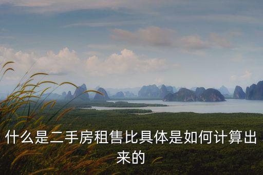 什么是二手房租售比具體是如何計(jì)算出來(lái)的