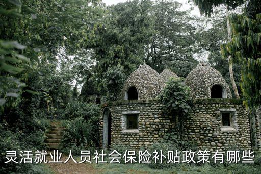 靈活就業(yè)人員社會(huì)保險(xiǎn)補(bǔ)貼政策有哪些