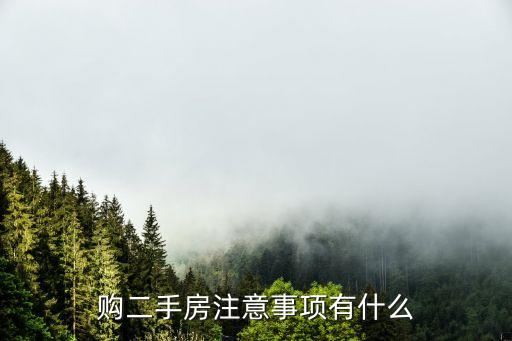買二手房注意事項(xiàng)，購二手房注意事項(xiàng)有什么