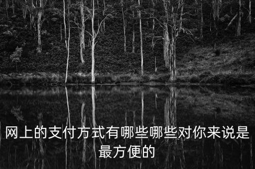 互聯(lián)網(wǎng)支付，網(wǎng)上支付的具體形式有哪些