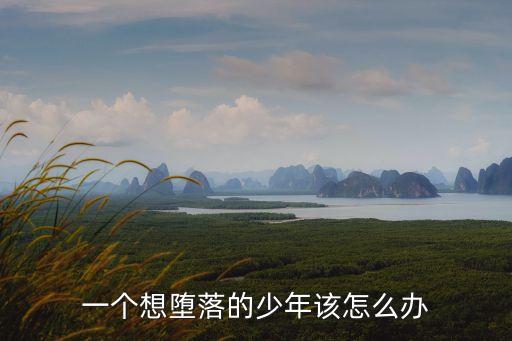 墮落少年，作為一個墮落少年怎樣來面對以后的生活