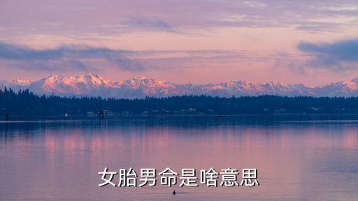 女胎男命是啥意思