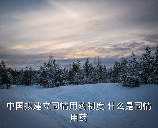 同情用藥，中國(guó)擬建立同情用藥制度 什么是同情用藥