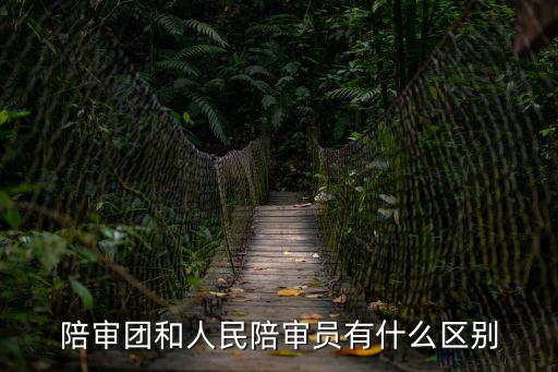 陪審團和人民陪審員有什么區(qū)別