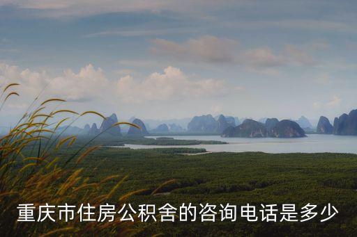 重慶市住房公積舍的咨詢電話是多少