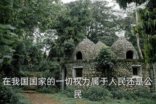 在我國國家的一切權(quán)力屬于人民還是公民