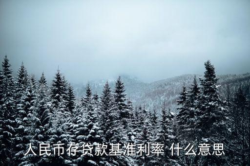 人民銀行貸款基準(zhǔn)利率，什么是人民幣貸款基準(zhǔn)利率