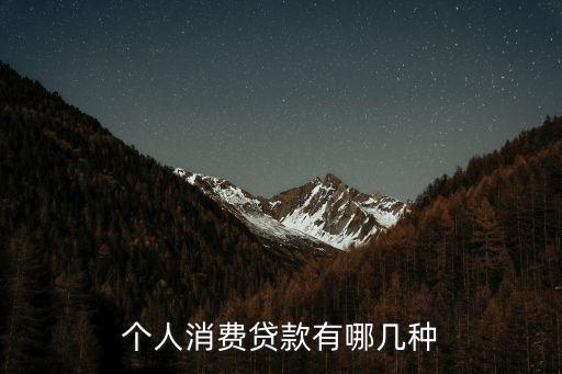 個人消費額度貸款，個人消費小額貸款