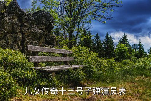 兒女傳奇十三號子彈演員表