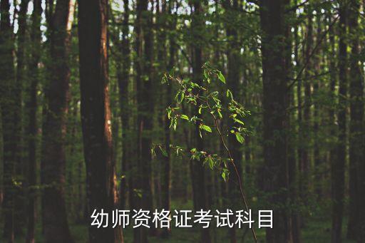 幼兒園教師資格證，幼兒教師怎樣考資格證 考哪些方面