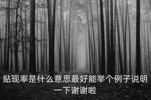 什么是貼現(xiàn)率，西方經(jīng)濟(jì)學(xué)里的貼現(xiàn)率如何解釋