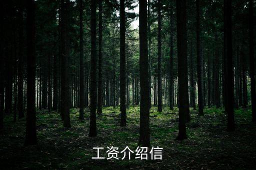 工資介紹信