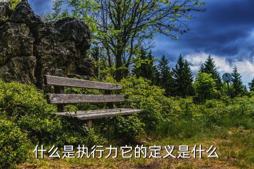 執(zhí)行力是什么意思，什么是執(zhí)行力