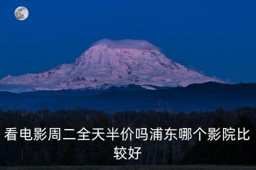 看電影周二全天半價(jià)嗎浦東哪個(gè)影院比較好