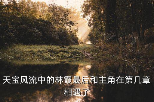 林霞，天寶風(fēng)流中的林霞最后和主角在第幾章相遇了