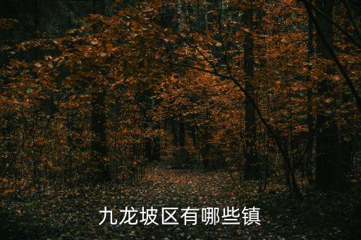 九龍坡區(qū)有哪些鎮(zhèn)